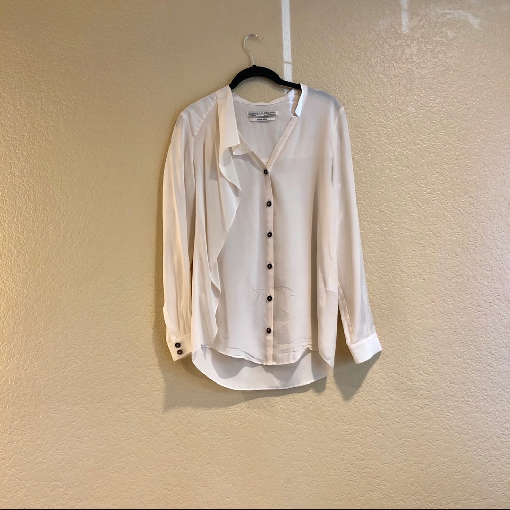 All Saints Silk Marilyn Blouse